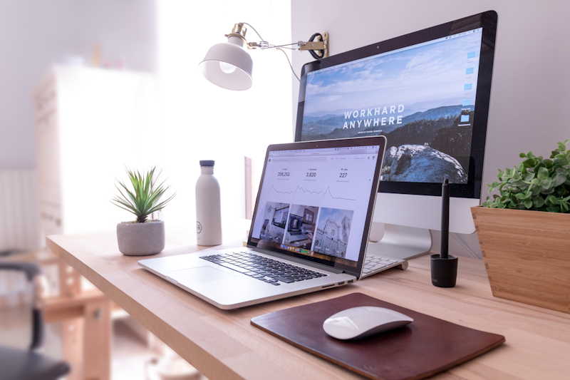 Creative workspace for developing a visual identity
